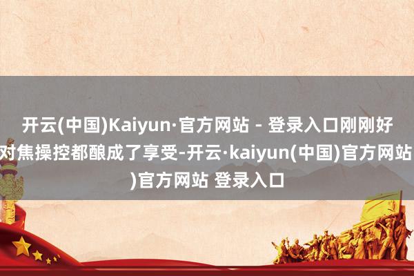 开云(中国)Kaiyun·官方网站 - 登录入口刚刚好的阻尼让对焦操控都酿成了享受-开云·kaiyun(中国)官方网站 登录入口