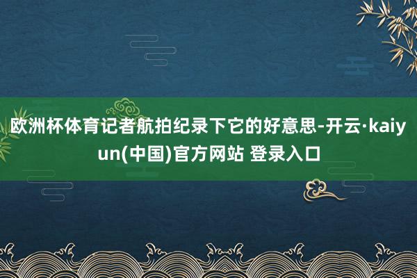 欧洲杯体育记者航拍纪录下它的好意思-开云·kaiyun(中国)官方网站 登录入口