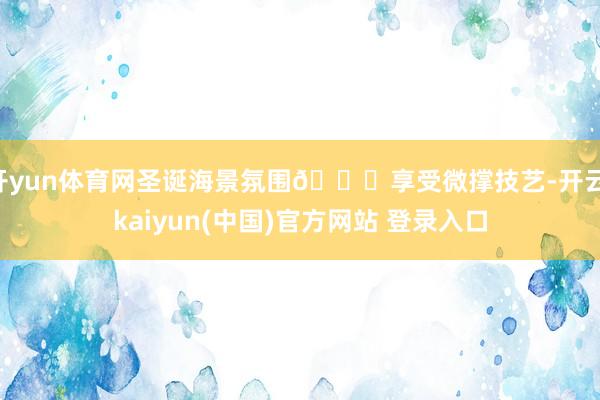 开yun体育网圣诞海景氛围🎄享受微撑技艺-开云·kaiyun(中国)官方网站 登录入口