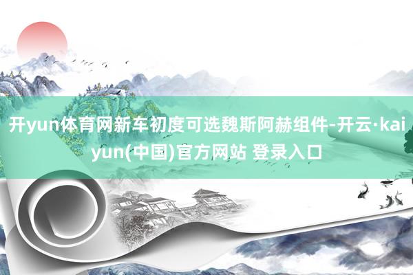 开yun体育网新车初度可选魏斯阿赫组件-开云·kaiyun(中国)官方网站 登录入口