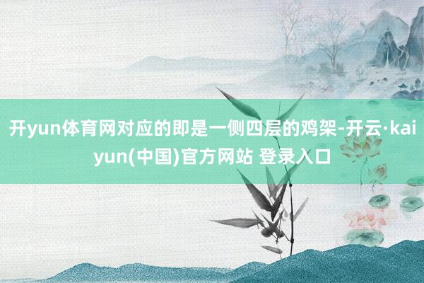 开yun体育网对应的即是一侧四层的鸡架-开云·kaiyun(中国)官方网站 登录入口